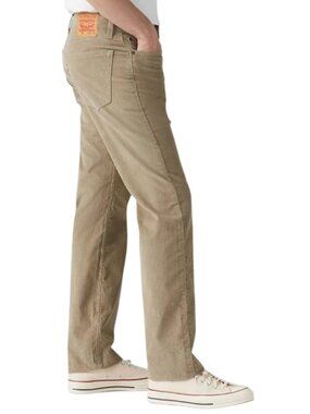 Levi's 505 Regular Fit Jeans Corduroy Men's Size 36x32 Timberwolf Pants NWT